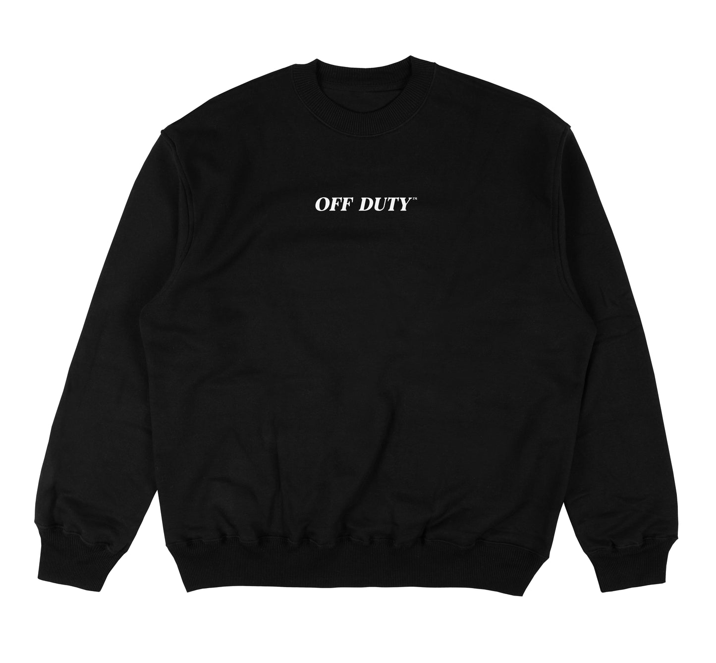 Off Duty Black Sweatshirt