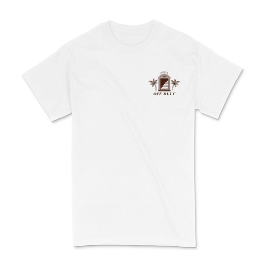 Off Duty Hotel Pearl White T-Shirt